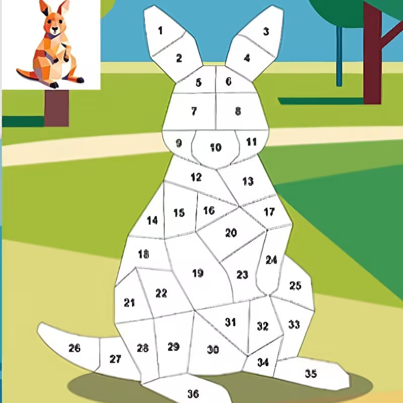 Coil 3D Geometric Sticker Puzzle