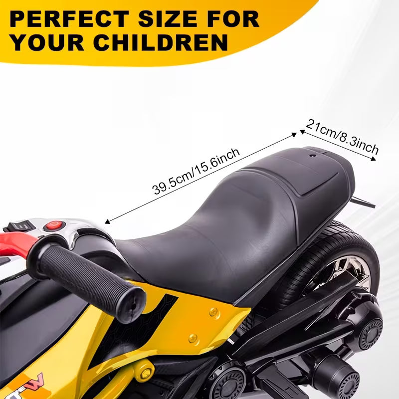 12V ATV Kids Electric Ride on Car Three-wheel Electric Car for 3+