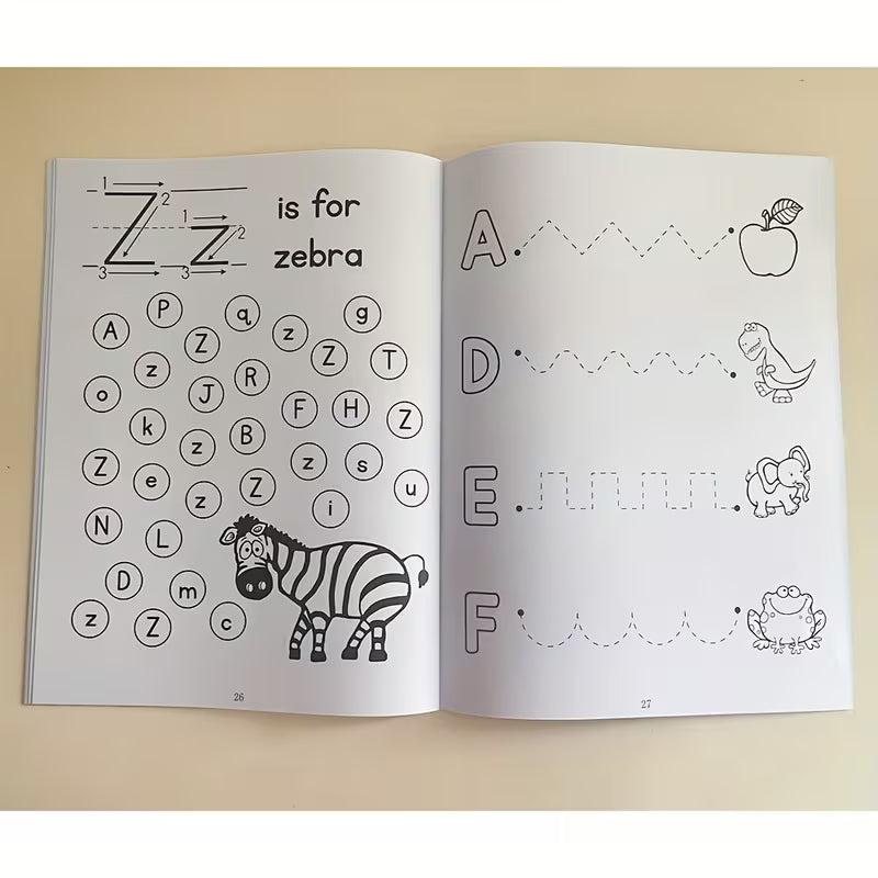 A-Z Alphabet Dab Workbook for Teenagers Paper
