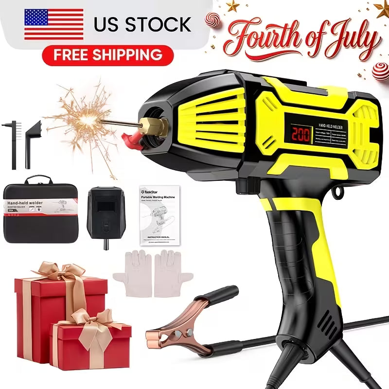 Taskstar Pro 2025 110V Handheld Welder | IGBT, Black