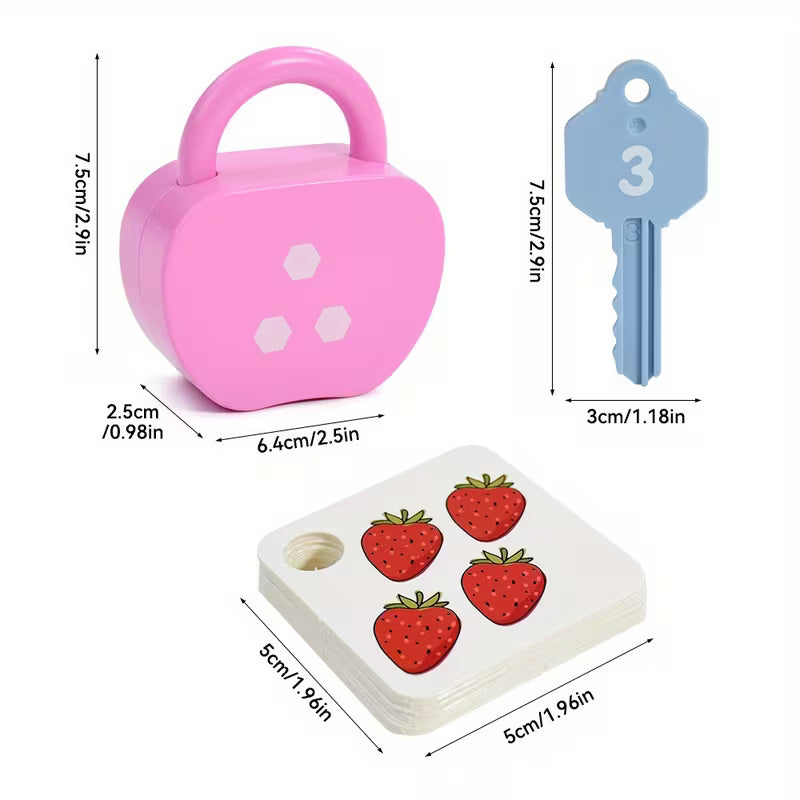 Key and Lock Matching Puzzle Game