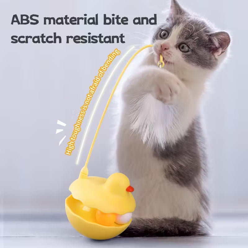 Little Duck Tumbler Cat Toy Self-Entertainment Detachable Washable