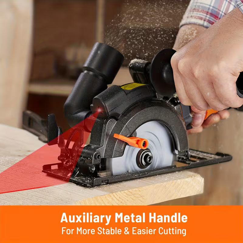 4.5 Inch Mini Compact Circular Saw, Wood