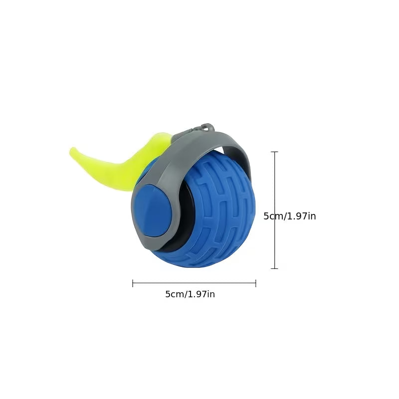 Smart Indoor Cat Toy Ball- Made of Soft, Silicone