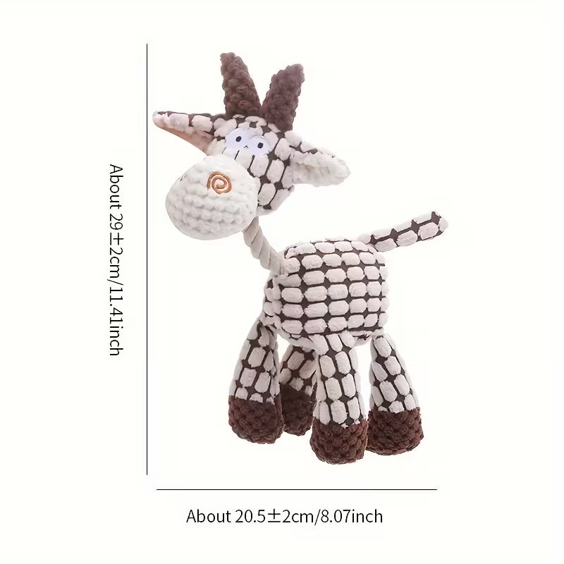 Plush Donkey Shaped Pet Dog Toy