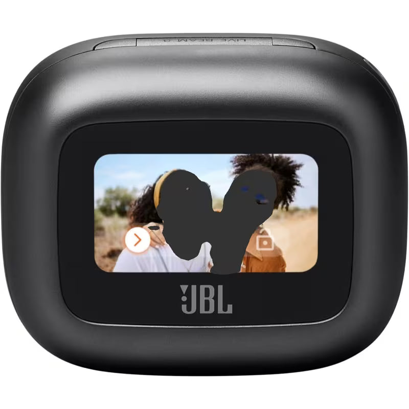 JBL Live Beam 3 - True Wireless Noise-Cancelling Stick-Closed Earbuds, Black