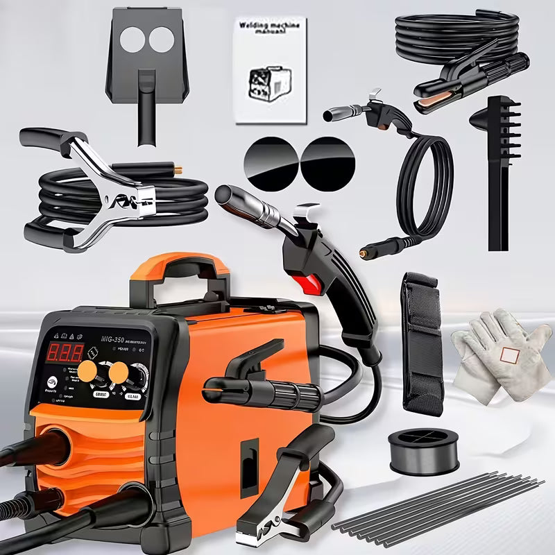 MIG-350/MIG-250 3 In 1 Welding Machine, 110V 60Hz, Orange