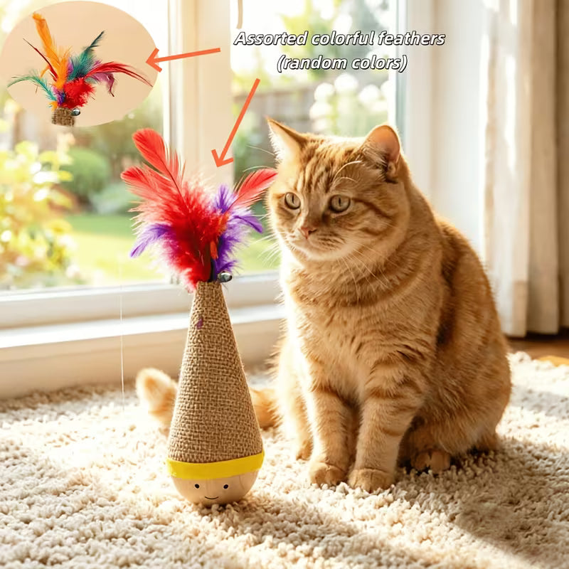 Fun Cat Toy - The Ultimate Self-Entertainment Companion., Random Color