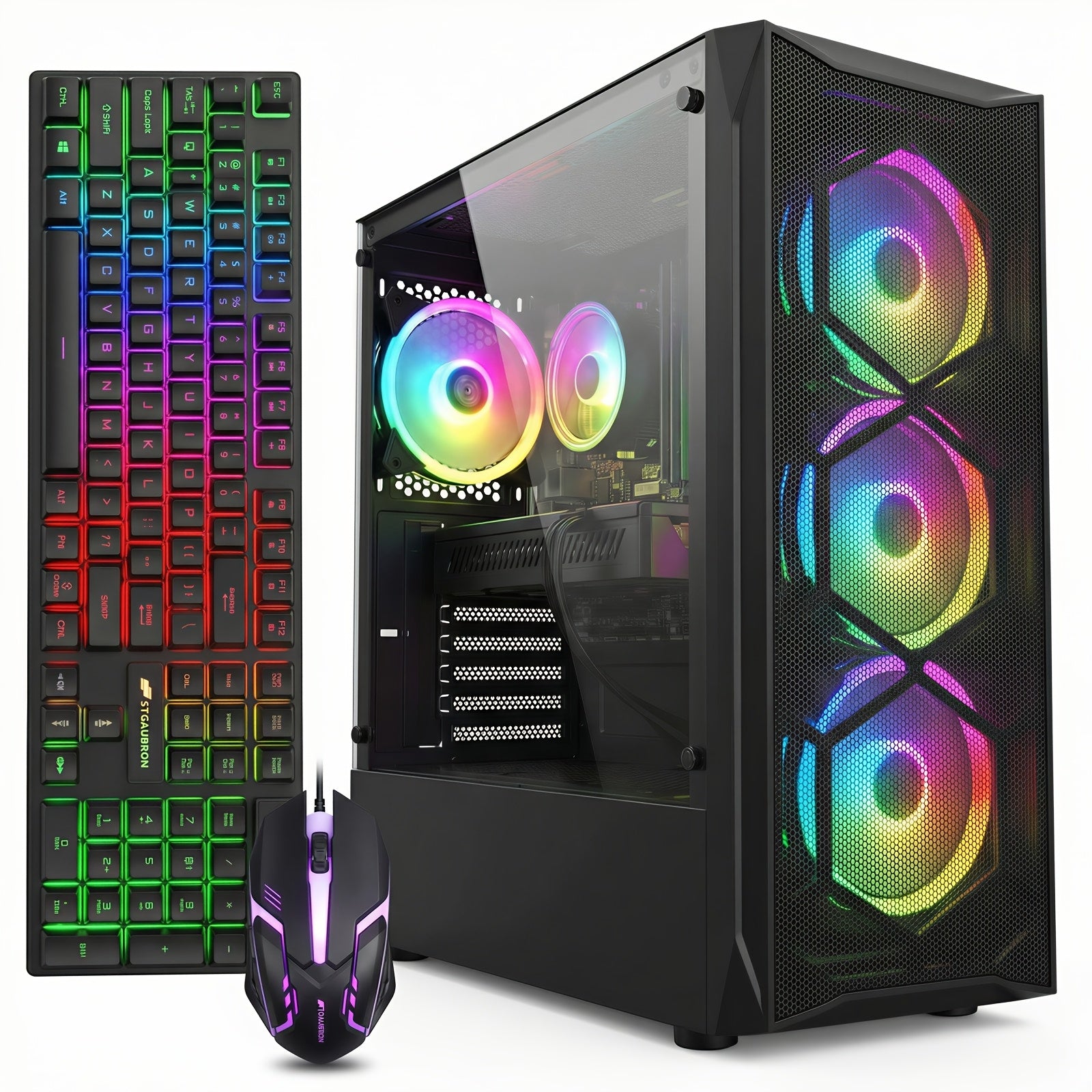 STGAubron Gaming PC Desktop Computer, Intel Core I7 Up