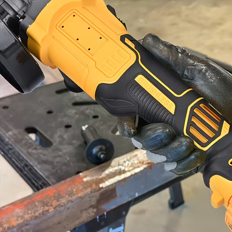 Upgraded 20V Brushless Compact Power Tool Combo Kit, Cordless Drill, Impact Driver & Impact Wrench