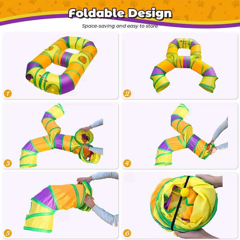 Large Collapsible Play Tunnel