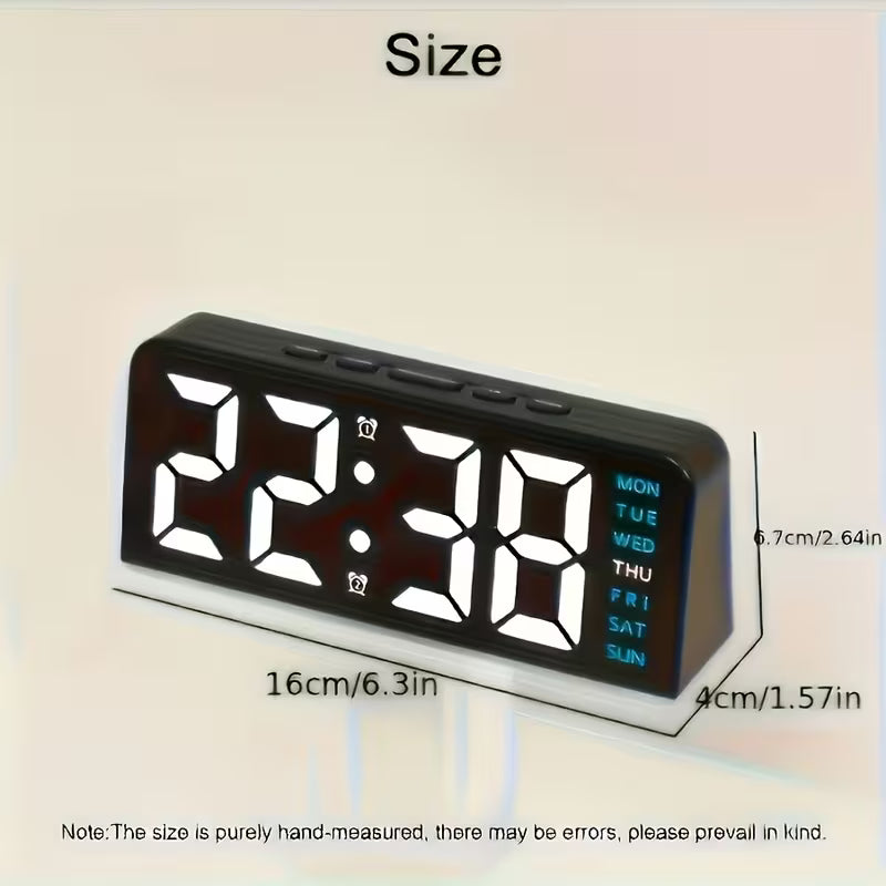 1pc Multi-Function Smart Lamp, Digital Alarm Clock Decorative Light with Adjustable