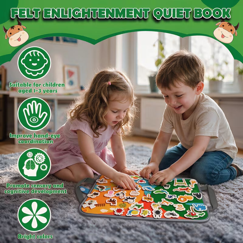 Infant Early Education and Intelligence Learning Toy Gift Bag Felt
