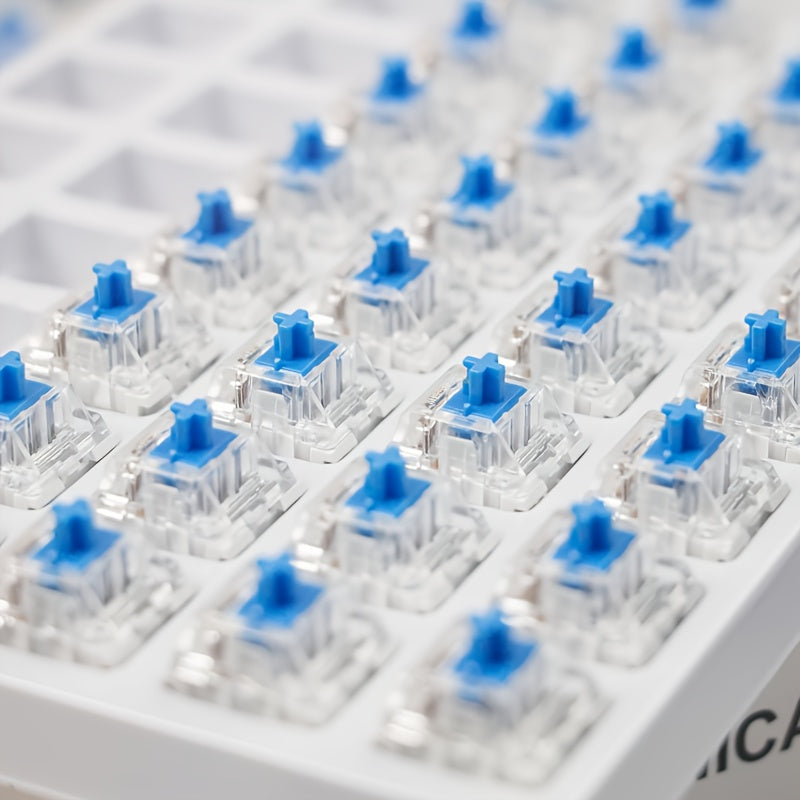 Blue Clicky Mechanical Keyboard Switches, Perfectly, Blue
