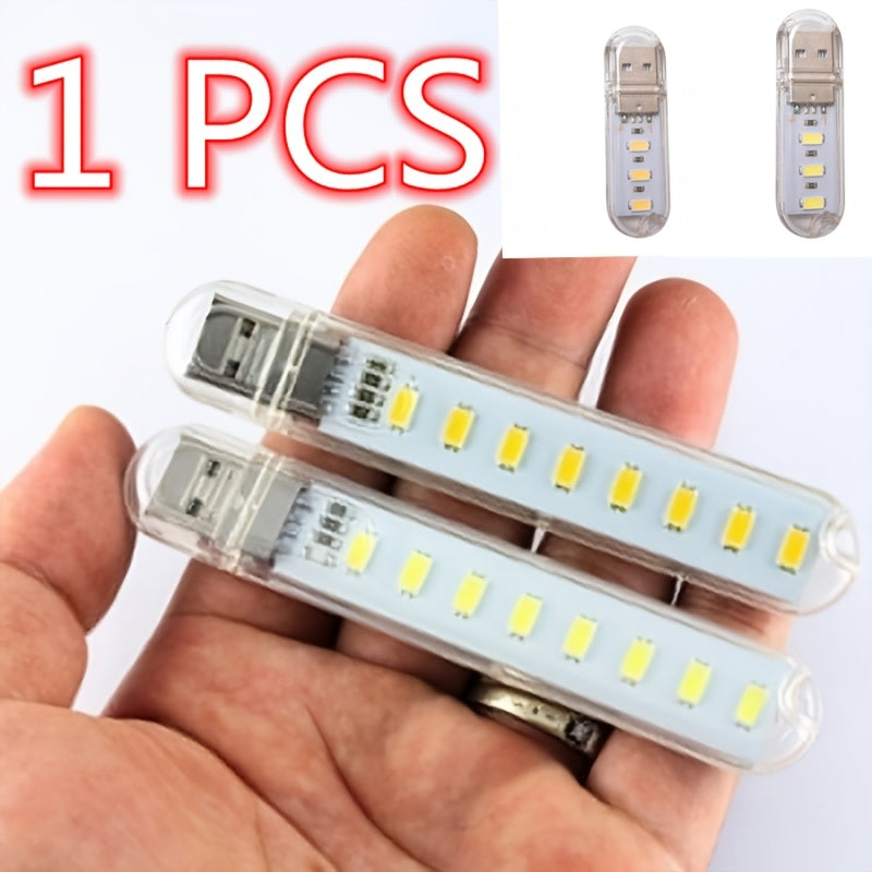 Light up Your Night -1pc LED Night Light, USB Flash Set, White