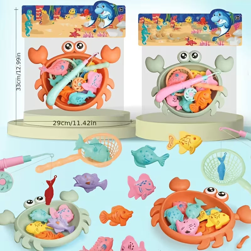 Kids' Summer Crab Fishing Magnetic Toy Set