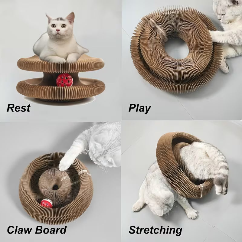 Interactive Cat Scratching Post