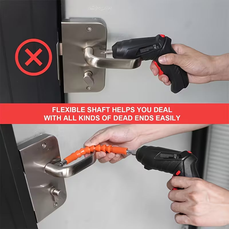 Cordless Electric Screwdriver, Screw Gun, Mini Portable Screwdriver