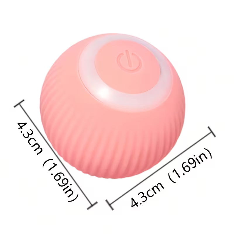 Intelligent Rolling Cat Toy, Durable Chew-Resistant Ball, Self-Play Boredom Relief