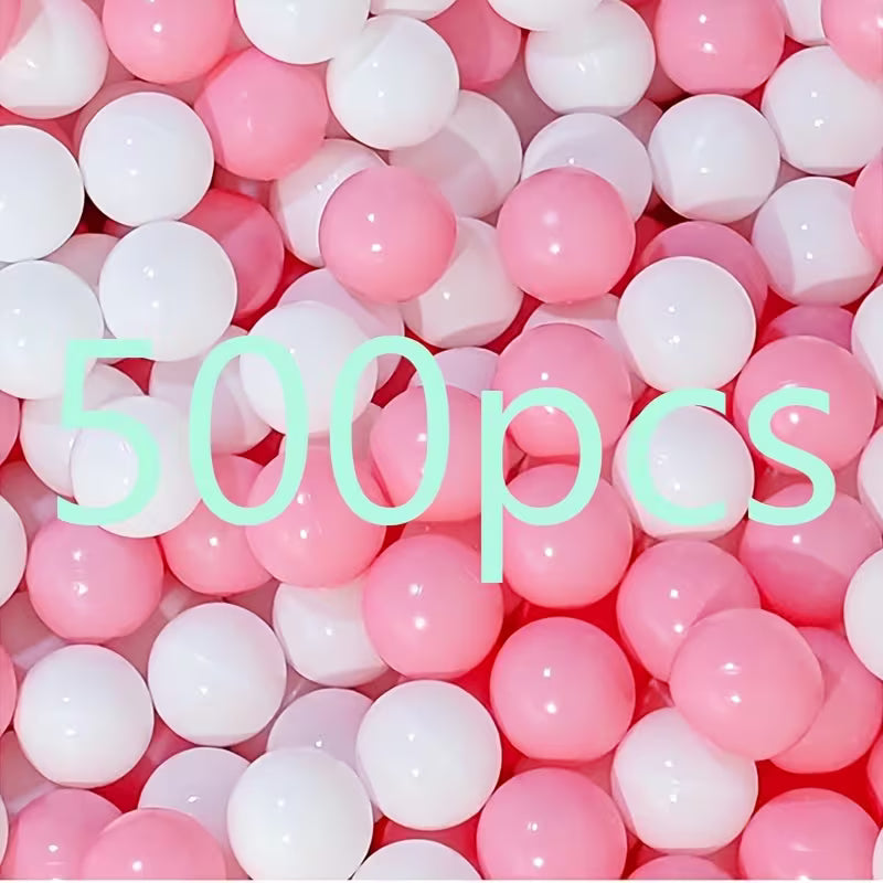 500-Piece Girls' Pink Two-color Ocean Balls