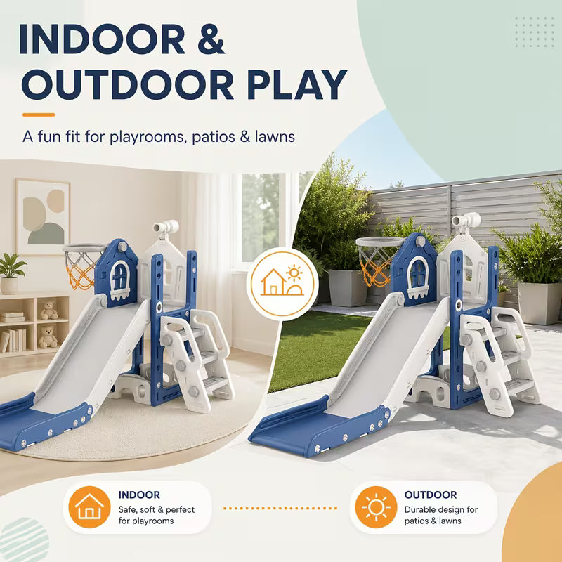 5-In-1 Christmas Tree Series Toddler Slide Set