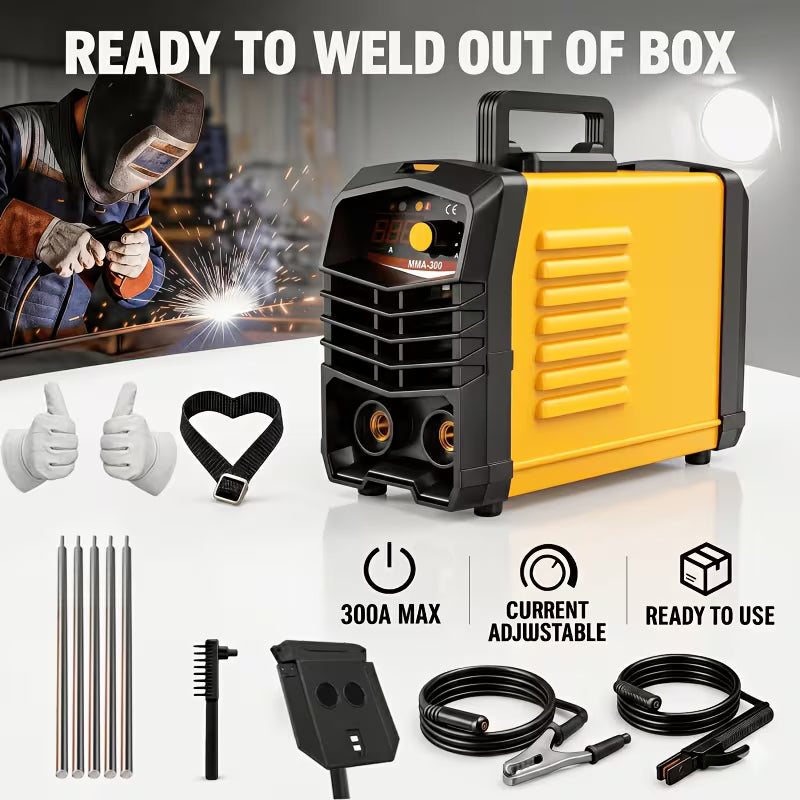 3-in-1 AC/DC Welder - AC/DC/Pulse/Spot/Manual Welding Modes. 250A