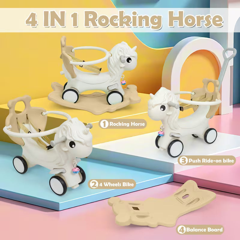 3-In-1 Rocking Horse for Toddlers 12M+