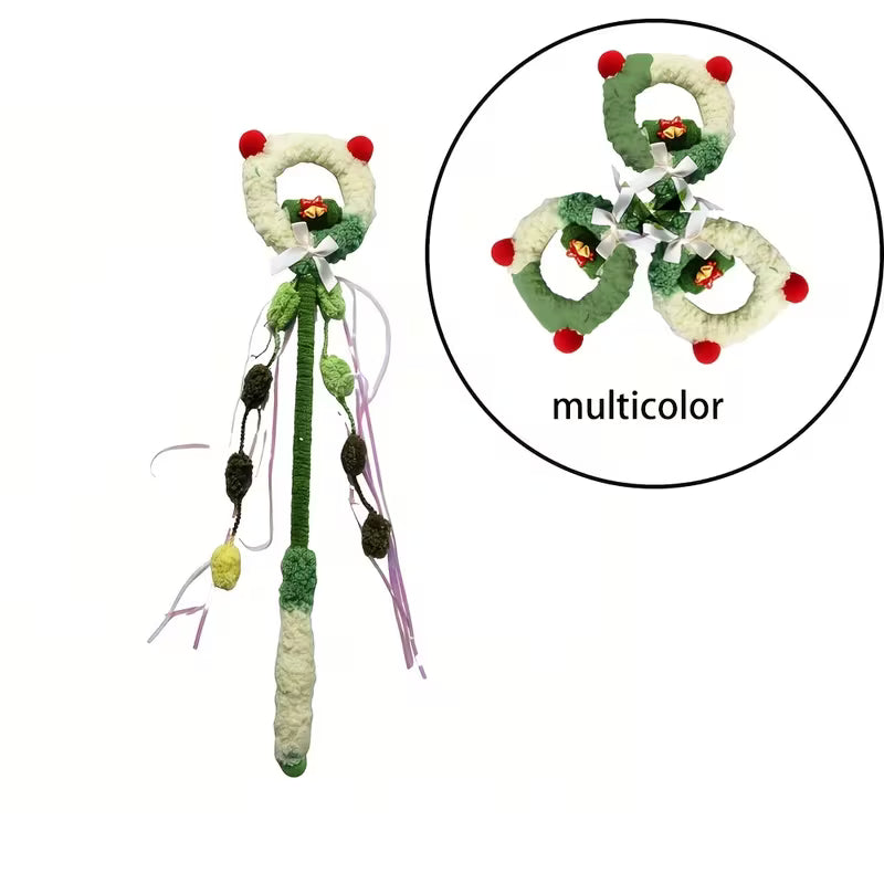 Macaron Style Cat Teaser Wand Set, Random Color