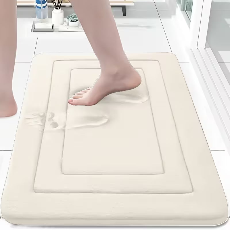1 Memory Bathroom Mat Absorbent Non-Slip Cushion Mat Rubbing Mat Long Mat Comfortable Standing