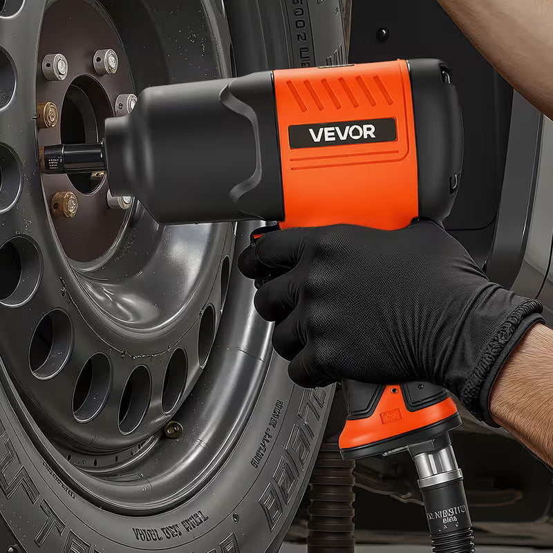 VEVOR Air Impact Wrench 1/2" Drive Pneumatic Impact Gun Up to 1100ft-lbs 4-Speed