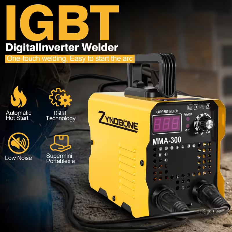 110V Mini Arc Welding Machine Kit, 120 Ampere IGBT Inverter MMA Welding Rod Welding Machine