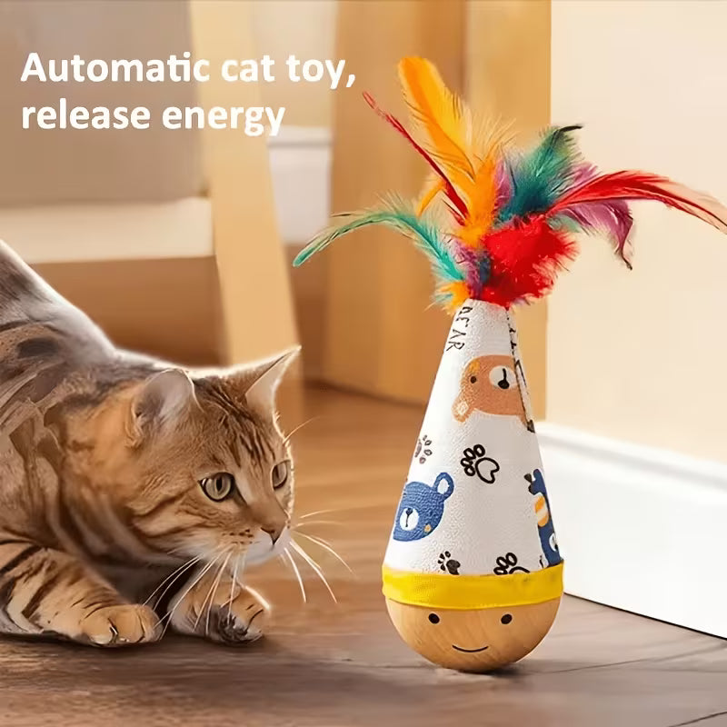 Tumbler Cat Teaser Toy, Random Color