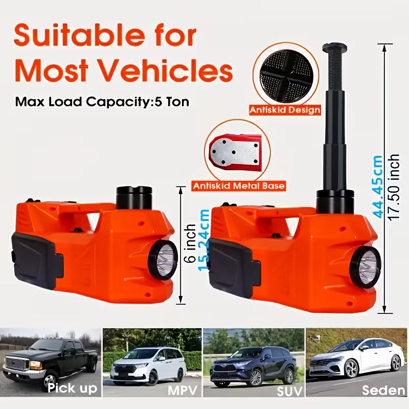 Electric Car Jack | 5 Ton/11023 LBS |