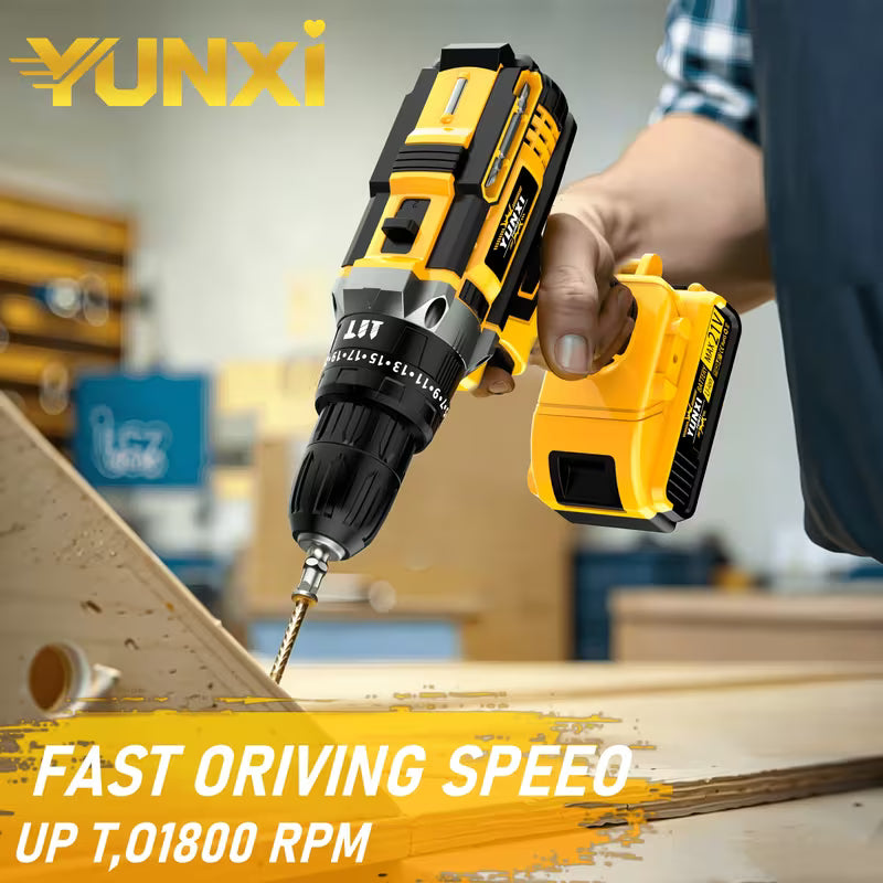 27|57|72|118pcs Electric Drill ToolBox Set | Cordless Rechargeable Electric Drill Tool Set